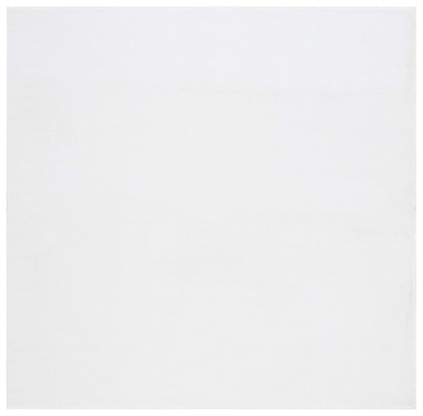 Safavieh Faux Rabbit Fur 100 Power Loomed Polyester Solid & Tonal Rug Ivory FRF100A-8