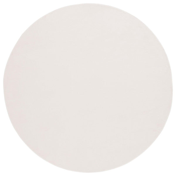 Safavieh Faux Rabbit Fur 100 Power Loomed Polyester Solid & Tonal Rug Beige FRF100B-8