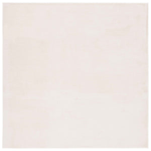Safavieh Faux Rabbit Fur 100 Power Loomed Polyester Solid & Tonal Rug Beige FRF100B-8