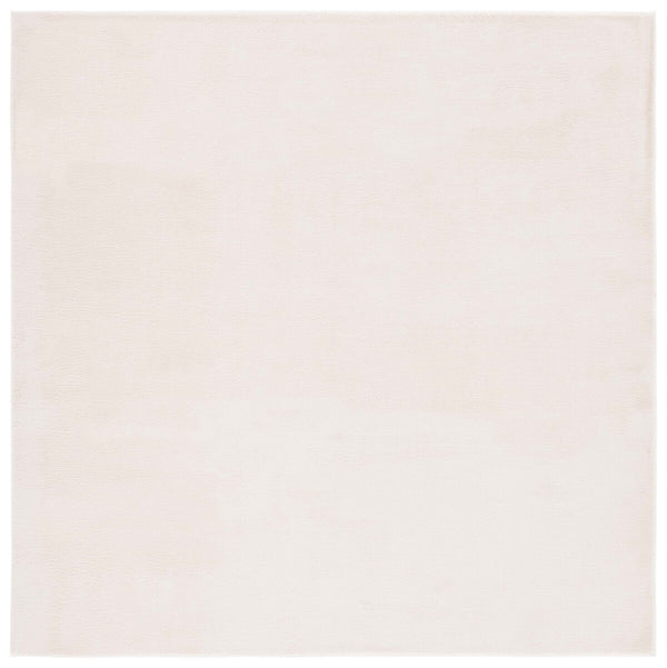 Safavieh Faux Rabbit Fur 100 Power Loomed Polyester Solid & Tonal Rug Beige FRF100B-8