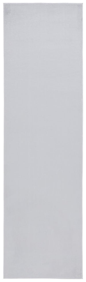 Safavieh Faux Rabbit Fur 100 Power Loomed Polyester Solid & Tonal Rug Silver FRF100G-8