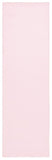 Safavieh Faux Rabbit Fur 100 Power Loomed Polyester Solid & Tonal Rug Pink FRF100U-8
