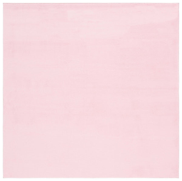 Safavieh Faux Rabbit Fur 100 Power Loomed Solid & Tonal Rug IIX Pink FRF100U-6R