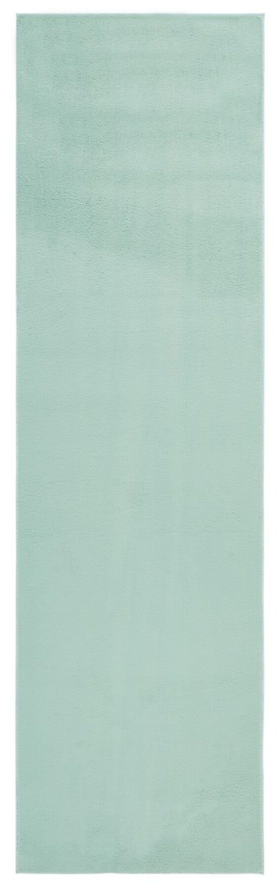 Safavieh Faux Rabbit Fur 100 Power Loomed Solid & Tonal Rug IIX Sage FRF100W-6R