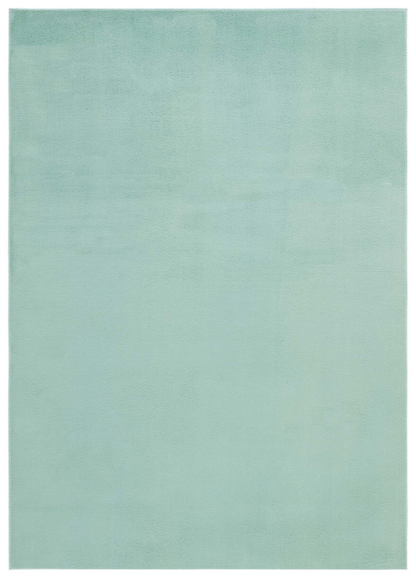 Safavieh Faux Rabbit Fur 100 Power Loomed Polyester Solid & Tonal Rug Sage FRF100W-8