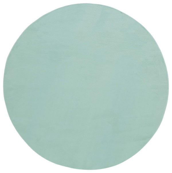 Safavieh Faux Rabbit Fur 100 Power Loomed Solid & Tonal Rug IIX Sage FRF100W-6R