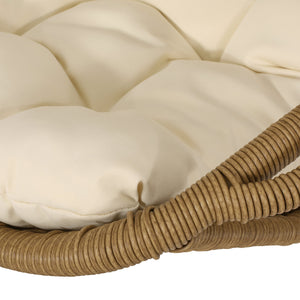 English Elm Christopher Knight Home® - LENA Hanging Basket with Durable Fabric Construction and Sturdy Handles for Stylish Indoor Decor Brown+Beige 70428.00BGE