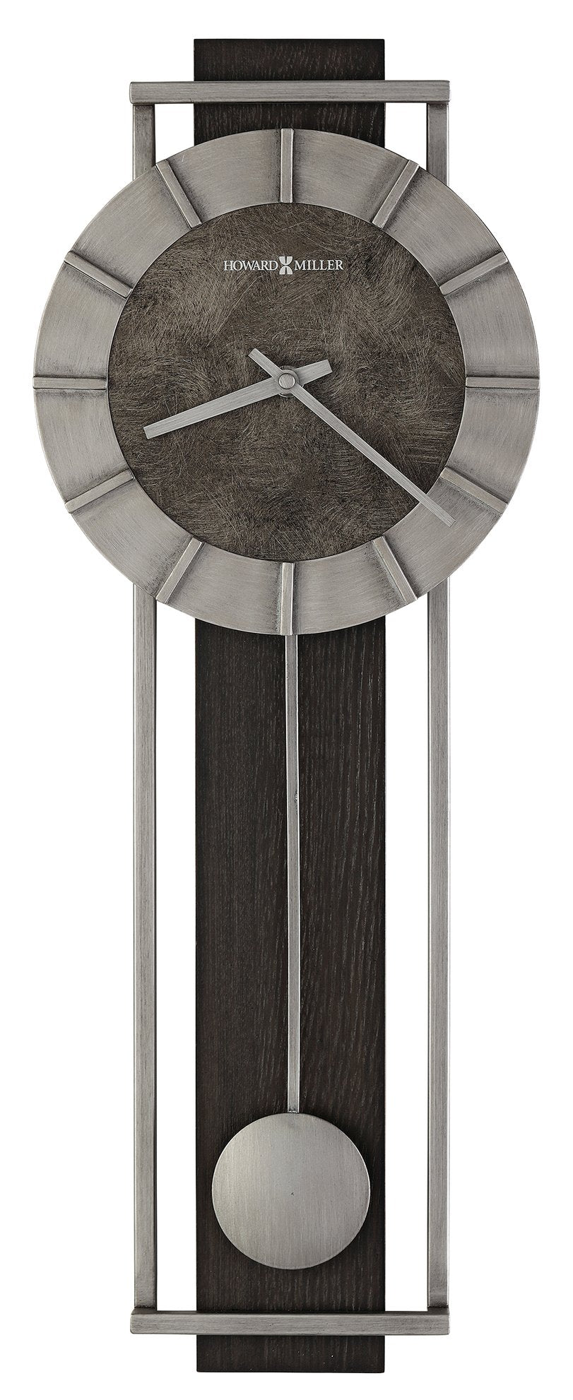 Hekman Furniture 625692 Oscar Wall Clock - Contemporary Black And Silver Design For Modern Home Decor And Style  Oscar Wall Clock 625692