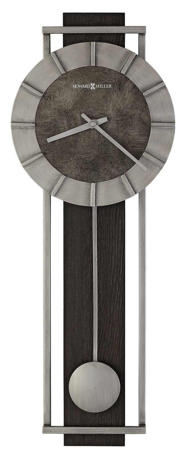 Hekman Furniture 625692 Oscar Wall Clock - Contemporary Black And Silver Design For Modern Home Decor And Style  Oscar Wall Clock 625692