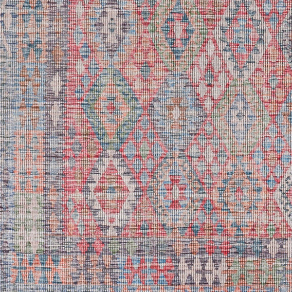 Livabliss Farrell Flatweave Runner Rug Chenille Jute Blend Traditional Hallway Entryway Accent Blue, Red 2'7" x 10' FRL2303-2710