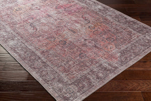 Livabliss Farrell Chenille Jute Flatweave Runner Rug Turkish Woven Hallway Entryway Accent Red, Light Brow 2'7" x 7'3" FRL2305-2773