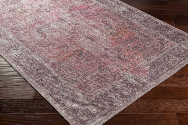 Livabliss Farrell Chenille Jute Flatweave Runner Rug Turkish Woven Hallway Entryway Accent Red, Light Brow 2'7" x 7'3" FRL2305-2773
