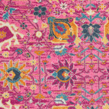 Nourison Passion PSN01 Machine Made Power-loomed No Border Indoor Only Bohemian Transitional Rug Fuchsia, Pink 100% Polypropylene 99446389695