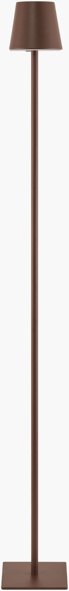 Livabliss Furnas Cordless Felt Floor Lamp Arts and Crafts Style Hand Painted Slim Indoor Outdoor FRN-002