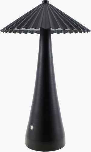 Livabliss Furnas Cordless Felt Accent Lamp Arts and Crafts Geometric Style for Desk or Nightstand FRN-019