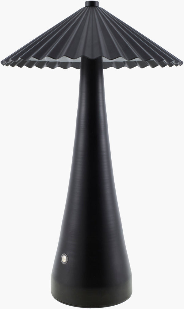 Livabliss Furnas Cordless Felt Accent Lamp Arts and Crafts Geometric Style for Desk or Nightstand FRN-019