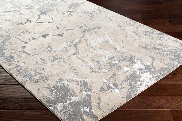 Livabliss Florence Geometric Metallic Accent Rug Machine Woven Polypropylene for Modern Entryways FRO2321-2211