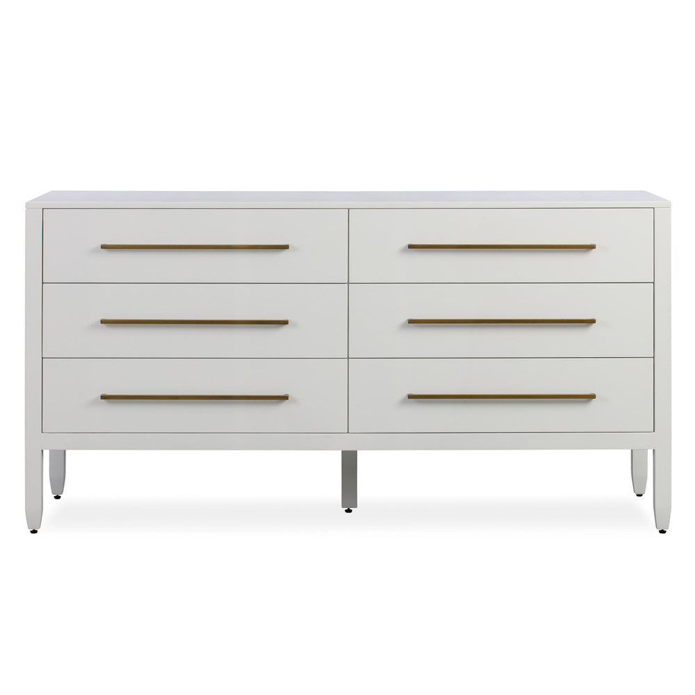 Kirby Dresser, White Salt Flat - Kirby Dresser White SFKIRBDRS00WH Malouf