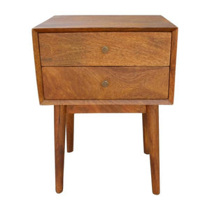 Stowe Nightstand, Chestnut Salt Flat - Stowe Nightstand Chestnut SFSTOWNST00CS Malouf