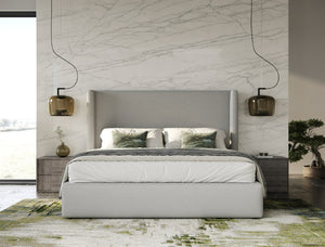 VIG Furniture Asus Italian Elm Grey Nightstand — Modern Matte Veneer, 2 Soft-Close Drawers, Sturdy 130 Lb Top (Made In Italy) VGACASUS-NS-GRY-3