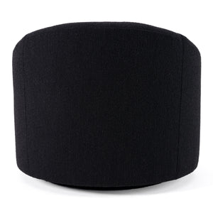 Vig Furniture Modrest Frontier Glam Black Fabric Accent Chair - Chic Modern Design For Luxurious Living Spaces Black  Vgod-zw-993-blk