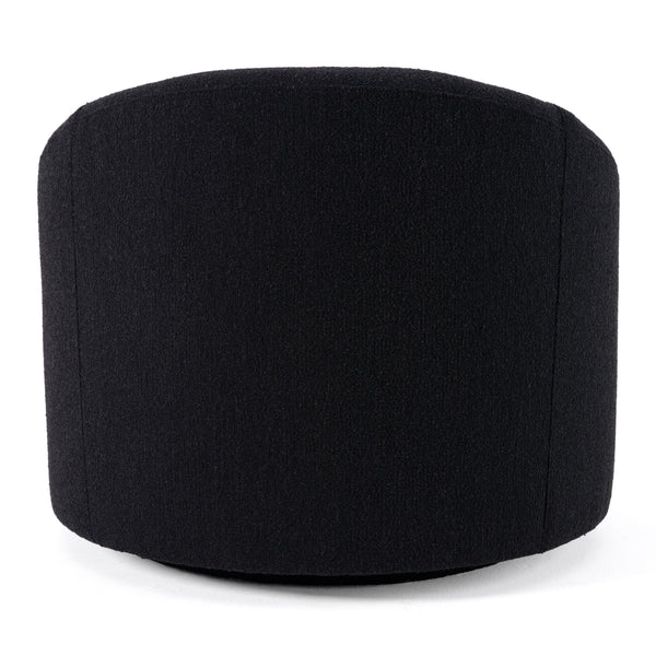 Vig Furniture Modrest Frontier Glam Black Fabric Accent Chair - Chic Modern Design For Luxurious Living Spaces Black  Vgod-zw-993-blk