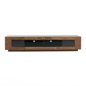 VIG Furniture Modrest Frost - Modern Walnut TV Unit VGWCTV004-WAL