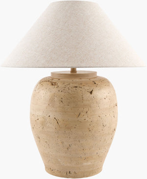 Livabliss Forest Hand-painted Accent Lamp with Linen Shade for Classic Transitional Interiors FRT-015