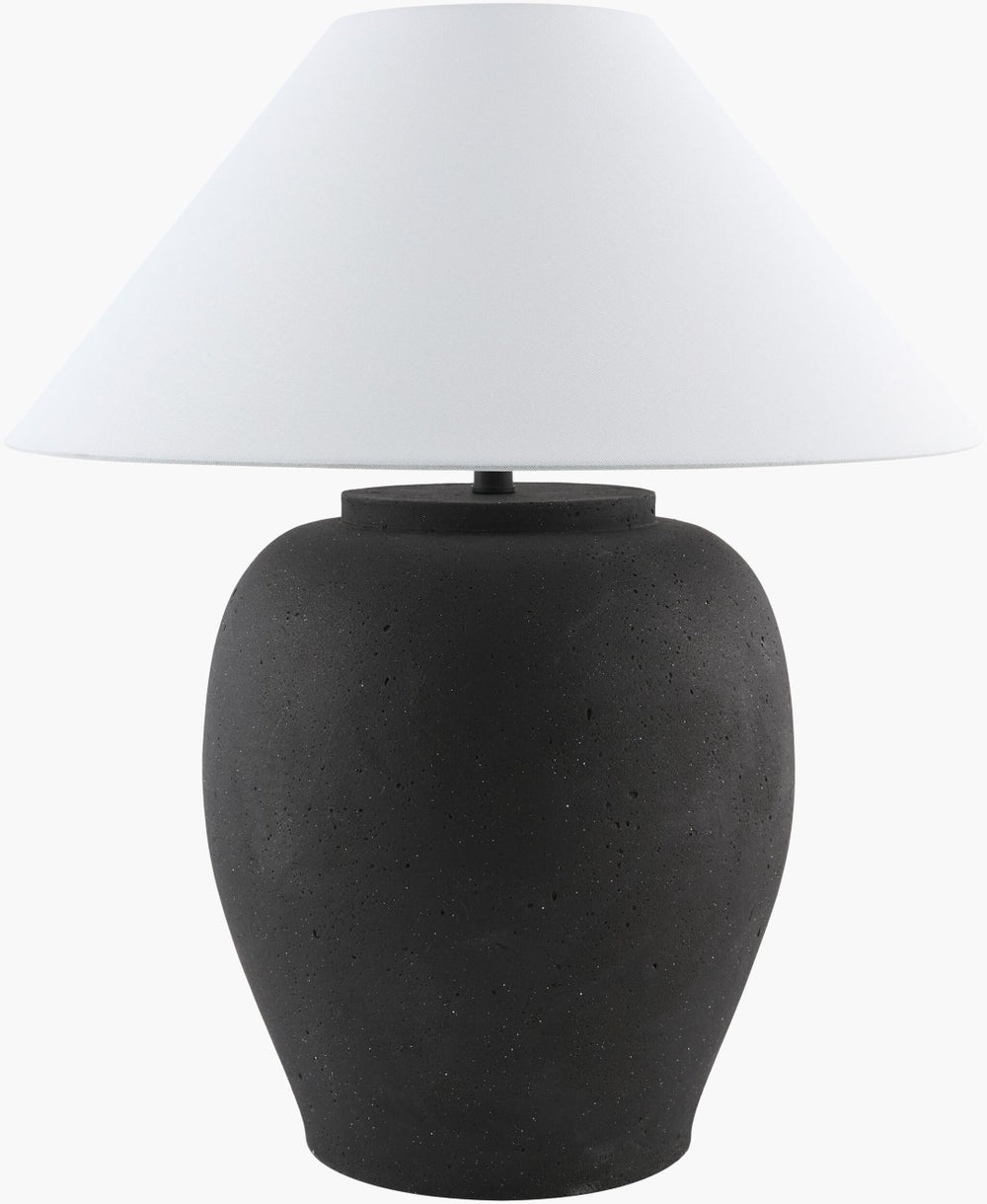 Livabliss Forest Artisan Hand-painted Table Lamp with Linen Shade for Warm Ambient Living FRT-018