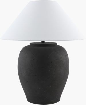Livabliss Forest Artisan Hand-painted Table Lamp with Linen Shade for Warm Ambient Living FRT-018