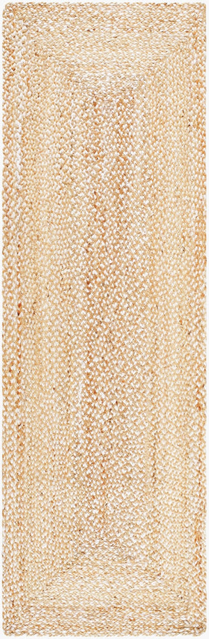 Livabliss Firat Handloomed Jute Runner Rug Natural Earthy Texture for Hallway or Entryway Tan, Ivory 2'6" x 8' FRT2301-268