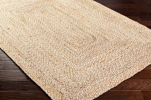 Livabliss Firat Handloomed Jute Runner Rug Natural Earthy Texture for Hallway or Entryway Tan, Ivory 8' x 10' FRT2301-810