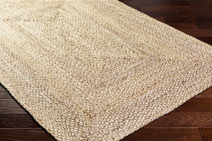 Livabliss Firat Hand-loomed Jute Runner Rug Artisan Natural Texture for Hallways and Entryways Light Brown, Iv 27" x 45" FRT2302-2745