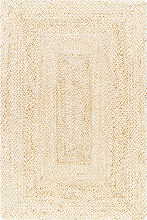 Livabliss Firat Handloomed Jute Runner Natural Fiber Artisan Rug for Hallways and Entryways Ivory, Tan 9' x 12' FRT2303-912