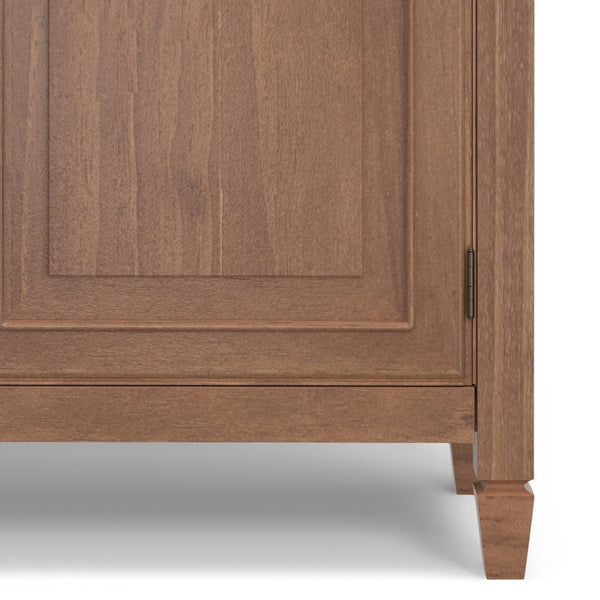 English Elm Connaught Solid Wood Entryway Storage Cabinet - Handcrafted British Colonial Design, Versatile & Stylish B136P158543