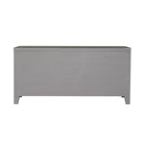 Scott Living Home Griffith Six Drawer Dresser Gray with Light Wood Finish P367DJ100 Pulaski Furniture