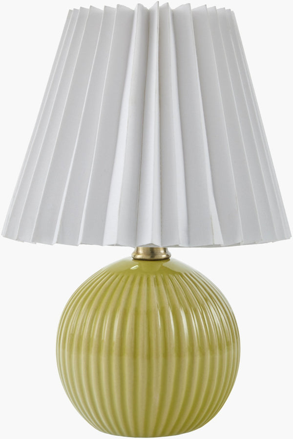 Livabliss Ferez Ceramic Base Table Lamp with Linen Shade for Minimalist Bedside Decor FRZ-002