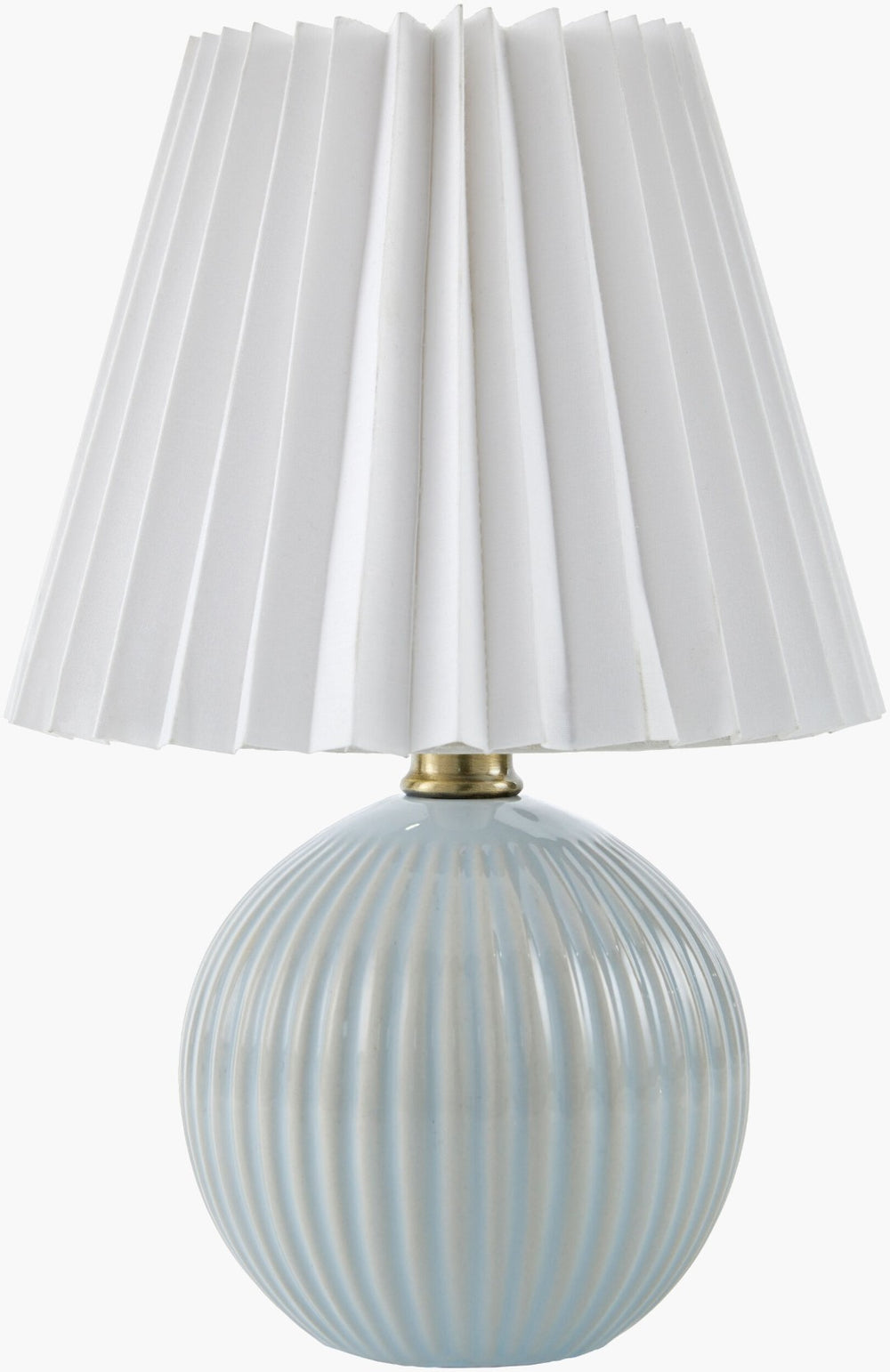 Livabliss Ferez Ceramic Accent Lamp with Linen Shade for Nightstand or Console Table FRZ-004