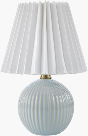 Livabliss Ferez Ceramic Accent Lamp with Linen Shade for Nightstand or Console Table FRZ-004