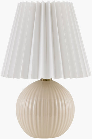 Livabliss Ferez Ceramic Base Table Lamp with Linen Shade for Nightstand or Console FRZ-007
