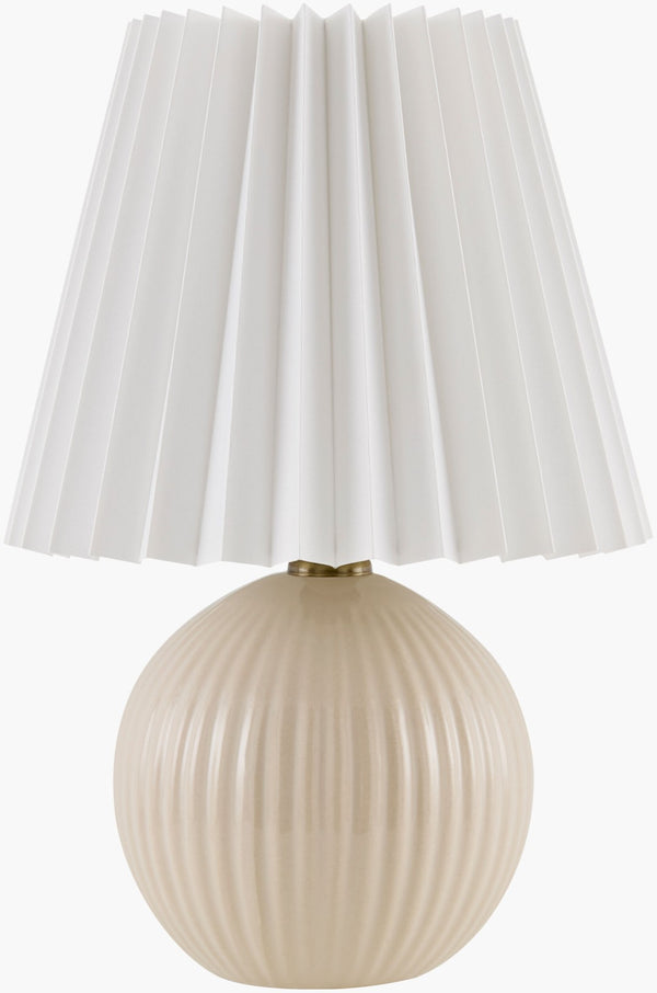 Livabliss Ferez Ceramic Base Table Lamp with Linen Shade for Nightstand or Console FRZ-007