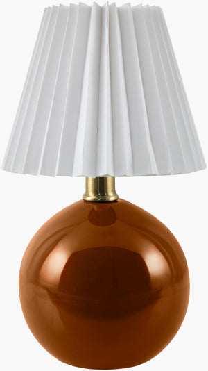 Livabliss Ferez Ceramic Base Accent Lamp with Linen Shade for Bedroom or Living Room FRZ-008