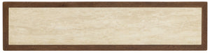 Hooker Furniture Driftwood Buffet With Inset Natural Stone Top, Rustic Buckboard Finish, Soft-Close Drawers & Doors Medium Wood 6820-75901-85