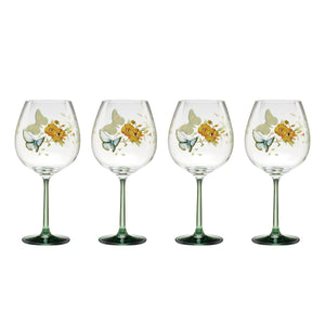 Lenox Butterfly Meadow Balloon Wine Glasses, Set of 4 Multi, NO COLOR GLASS,CRYSTAL 896702