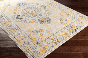 Livabliss Floransa Traditional Medallion Polypropylene Area Rug Turkey Woven Living Room Accent Light Beige, Li 8'11" x 12'4" FSA2311-9123