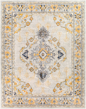 Livabliss Floransa Traditional Medallion Polypropylene Area Rug Turkey Woven Living Room Accent Light Beige, Li 7'10" x 10' FSA2311-71010