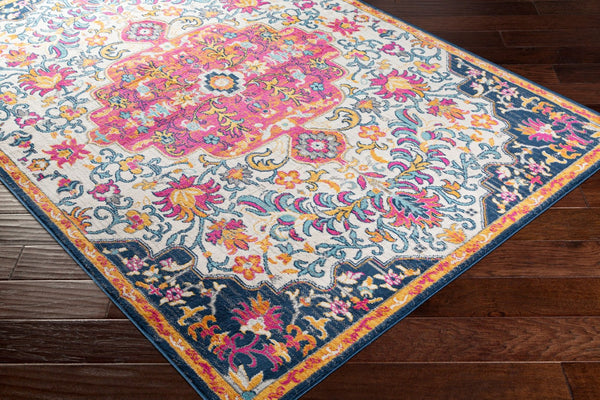 Livabliss Floransa Turkish Inspired Machine Woven Polypropylene Area Rug for Living Dining Gray, Light Bei 7'10" x 10' FSA2312-71010