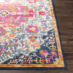 Livabliss Floransa Turkish Inspired Machine Woven Polypropylene Area Rug for Living Dining Gray, Light Bei 7'10" x 10' FSA2312-71010