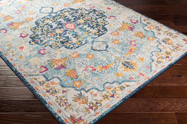 Livabliss Floransa Traditional Polypropylene Area Rug Turkey Woven Plush Living Room Anchor FSA2314-9123