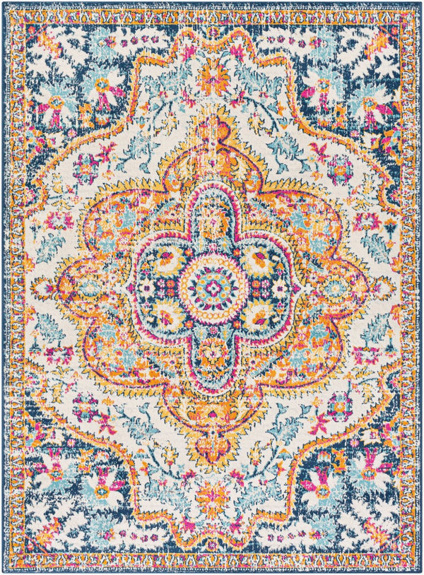 Livabliss Floransa Traditional Floral Polypropylene Area Rug for Living and Dining Rooms FSA2333-9123
